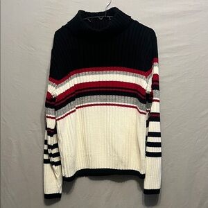 Fashion Bug Black Knit Turtleneck Sweater Size medium
